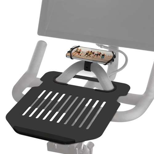 Whiidoom Desk Tray for Peloton Bike Laptop Tray with Phone Holder Compatible with Peloton Bikes Peloton Accessories for Laptop, Tablet, Phone, Book