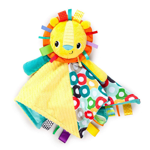 Bright Starts Cuddle Tags Blankie -Lion