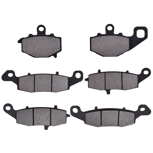 KYN for Kawasaki GPz 1100 (ZX 1100 E) 1995 1996 1997, GPz1100 ABS Models (ZX1100 F) 1996 1997 Motorcycle Front Rear Brake Pads Organic Disc