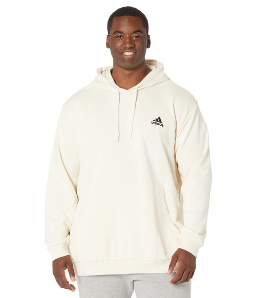 adidas Men's Essentials Feelcomfy French Terry Hoodie, Wonder White, X-Large