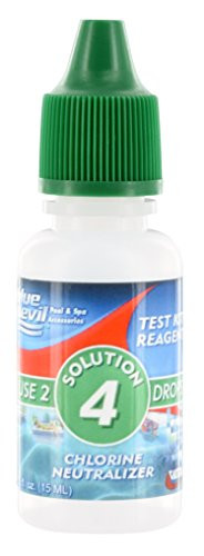 Blue Devil B7044 Solution 4, Chlorine Neutralizer, 1/2 oz