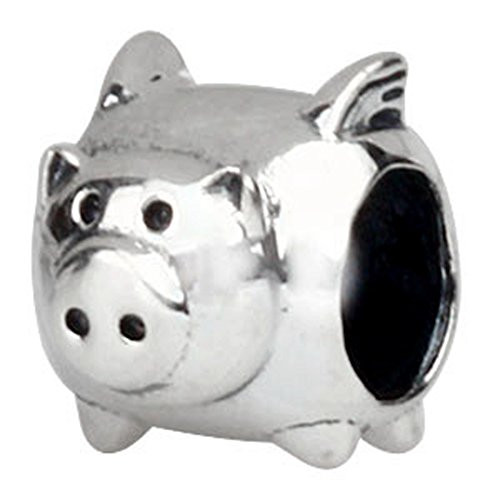 Pig Bead Charm 925 Sterling Silver Animal Beads fit for Women Charms Bracelets