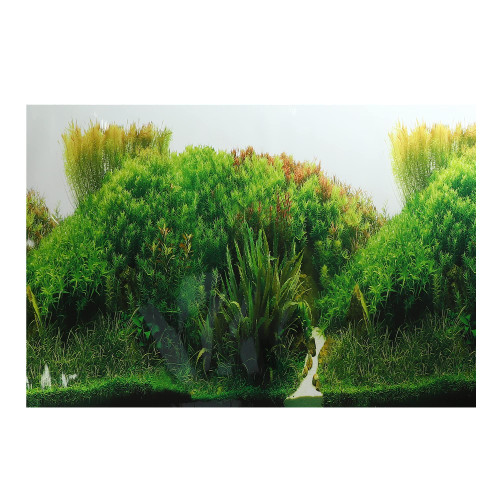 VOCOSTE Fish Tank Background Sticker, Fish Tank Background Poster, Double-Sided Aquarium Background Decor Sticker, 31.5"x48.03"