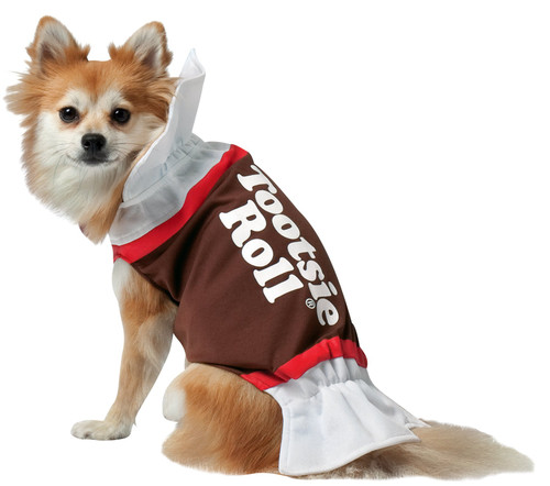 Rasta Imposta Tootsie Roll Dog Costume, XXLarge