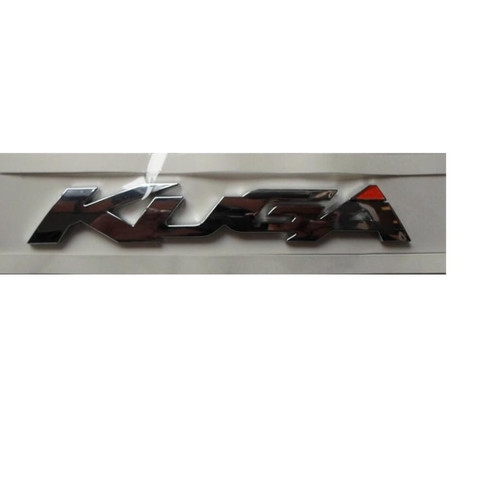 Chrome Shiny Silver Plastic ABS Car Trunk Rear Number Letters Badge Emblem Decal Sticker for Kuga (Kuga,Chrome)