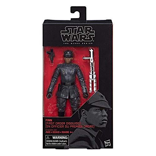 Star Wars 6-inch Exclusive Action Figure  Finn (First Order Disguise)-Included 2 Accessories