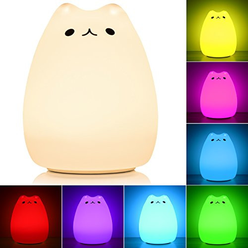 Baby Night Light, Nightlights for Children, Nursery Lamp, Night Light for Kids/Girls/Boys, Soft Silicone Cat Toddler Night Light Baby Night Light, Nightlights for Children, Nursery Lamp, Night Light for Kids/Girls/Boys, Soft Silicone Cat Toddler Night Light