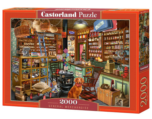CASTORLAND 2000 Piece Jigsaw Puzzles, General Merchandise, Old Style American Store, Adult Puzzles, Castorland C-200771-2 CASTORLAND 2000 Piece Jigsaw Puzzles, General Merchandise, Old Style American Store, Adult Puzzles, Castorland C-200771-2