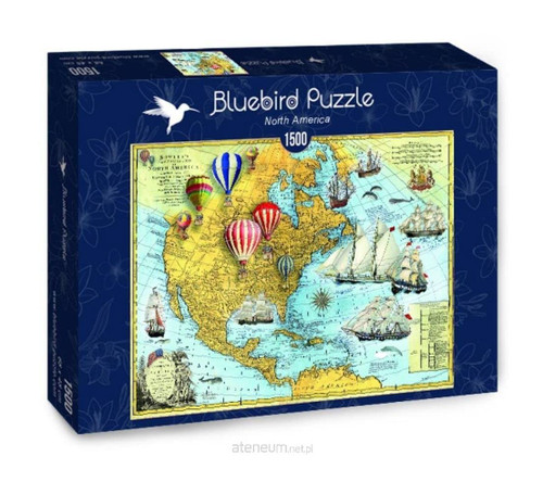 Bluebird Puzzle North America 70486 1500 Pieces North America