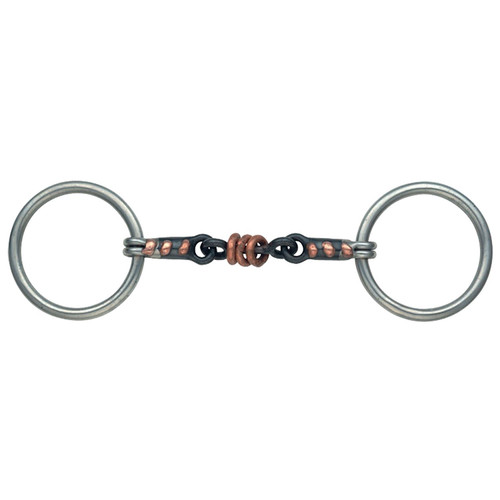 Shires Sweet Iron Copper Roller Snaffle (6")