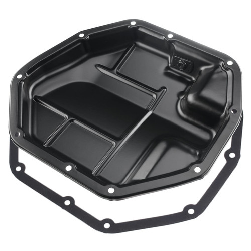 A-Premium Lower Engine Oil Pan Sump with Drain Plug & Gasket Compatible with Nissan Cube 2009-2014 1.8L, Sentra 2007-2012 2.0L, Versa 2007-2012 1.8L