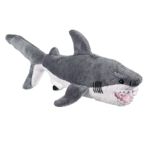 11" Great White Shark Plush Stuffed Animal Toy