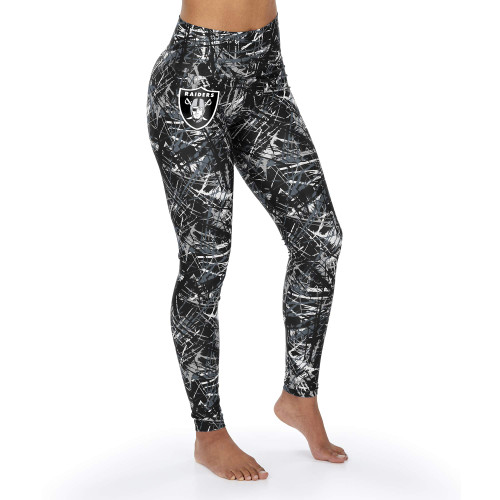 Officially Licensed Zubaz Women's NFL NFL Women's Firework Legging, Las Vegas Raiders, Size Large Officially Licensed Zubaz Women's NFL NFL Women's Firework Legging, Las Vegas Raiders, Size Large