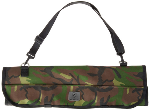 Mercer Culinary 7-Pocket Knife Roll Storage Bag, Camouflage