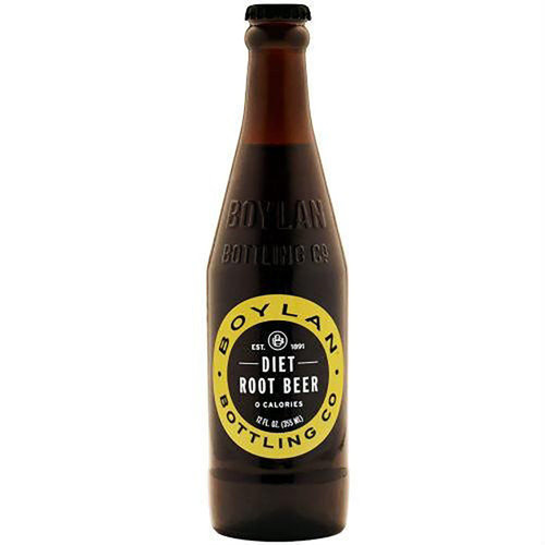 Boylan Diet Root Beer Soda, 12 Fl. Oz., 12 Count