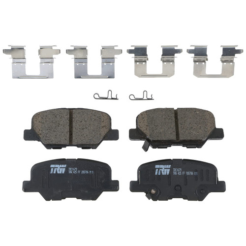 TRW Pro TRC1679 Disc Brake Pad Set For Mazda 6 2014-2015, Rear