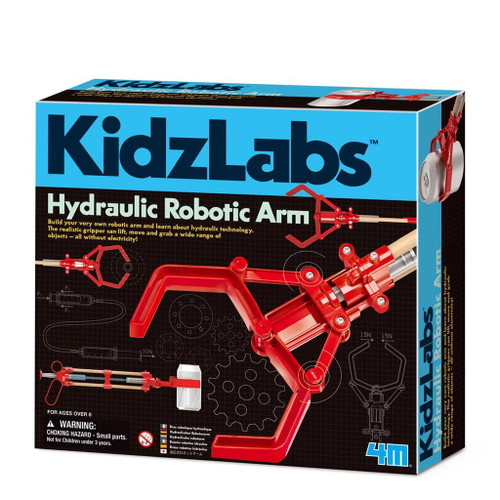 4M 403414 KidzLabs-Hydraulic Robotic Arm, Multicoloured