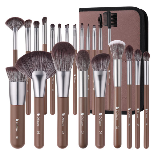 DUcare Makeup Brushes Professional with Bag 22Pcs Makeup Brush Set Premium Synthetic Kabuki Foundation Blending Brush Face Powder Blush Concealers Eye Shadows with Case DUcare Makeup Brushes Professional with Bag 22Pcs Makeup Brush Set Premium Synthetic Kabuki Foundation Blending Brush Face Powder Blush Concealers Eye Shadows with Case