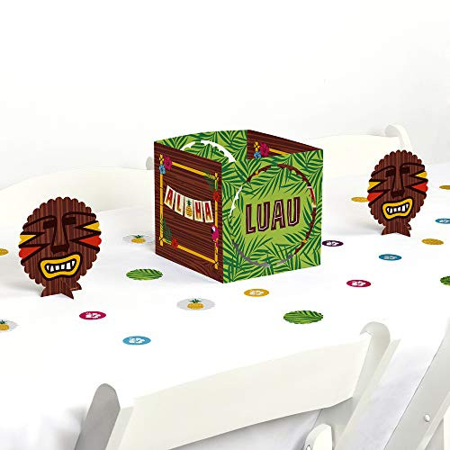 Big Dot of Happiness Tiki Luau - Tropical Hawaiian Summer Party Centerpiece & Table Decoration Kit Big Dot of Happiness Tiki Luau - Tropical Hawaiian Summer Party Centerpiece & Table Decoration Kit