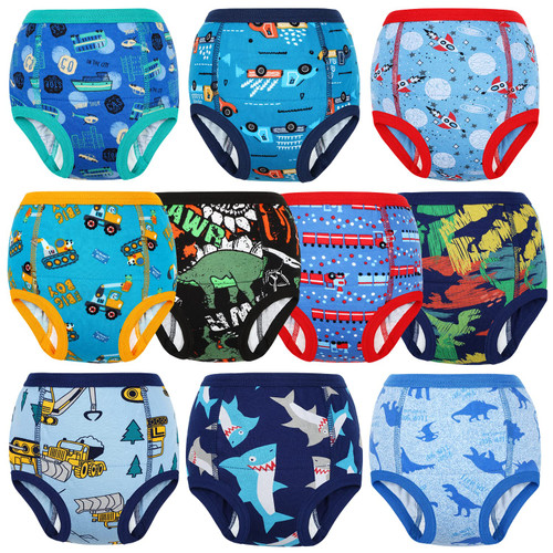 MooMoo Baby Potty Training Underwear 10 Packs Absorbent Toddler Training Pants for Boys and Girls Cotton 6T