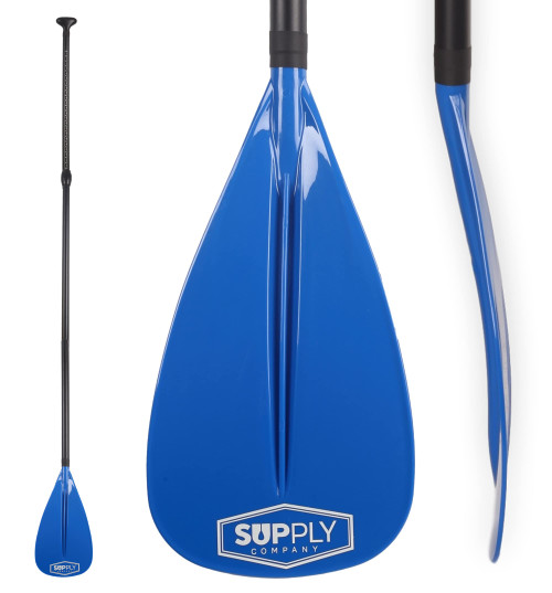 SUP Paddle - 3 Piece Paddle Board Paddles Adjustable - Lightweight, Durable & Packable for Travel - Floating Paddle Board Paddle w/High-Grade Aluminum Shaft & Nylon Blade for Efficient Strokes
