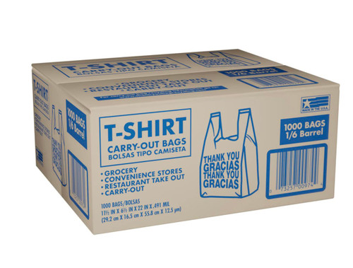 Concord Import Member S Mark Black T- Shirt Carryout Bags (1,000 Ct.) Wholesale, Cheap, Discount, Bulk (1 - Pack), 900057