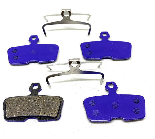 2 Pairs Bike Brake Pads Downhill for Sram Code, Code R, Code RSC, Guide, Guide RE The Bicycle Replacement Part for OEM Brakes for high Braking Power and Quiet Stops.