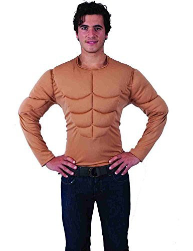 Padded Muscle Chest Adult Costume Shirt - Standard