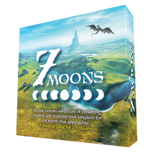 7 Moons: Heroes of Dragon Reach - A Dungeons and Dragons Style Fantasy Strategy Adventure Board Game for 1-4 Players - Original Edition