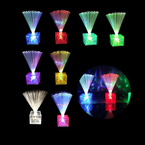 20 Pcs Mini Fiber Optic Lights, Small Fiber Optic Lamps Color LED Lights Changing with Crystal Base Battery Powered Light up Table Centerpieces Glow in The Dark Party Decorations 20 Pcs Mini Fiber Optic Lights, Small Fiber Optic Lamps Color LED Lights Changing with Crystal Base Battery Powered Light up Table Centerpieces Glow in The Dark Party Decorations