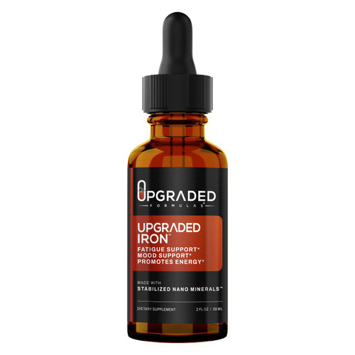 Upgraded Formulas Iron with Liquid Nano Minerals - Fatigue Support and Promotes Energy - Paleo, Vegan (2 Fluid Ounces)
