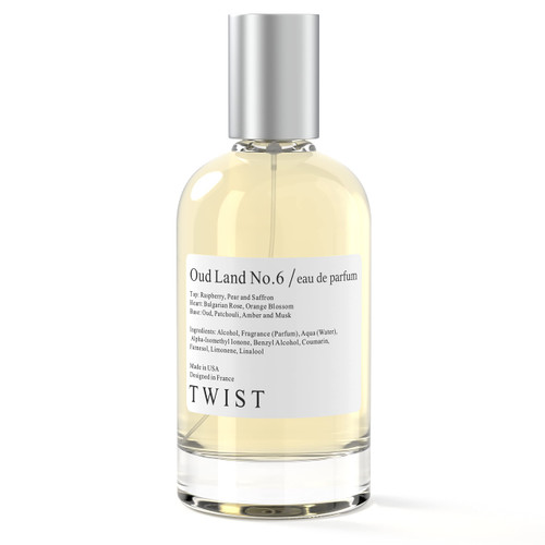 Twist Oud Land No.6 Inspired by G. Oud, Long Lasting Perfume For Women, EDP - 100 ml | 3.4 fl. oz.