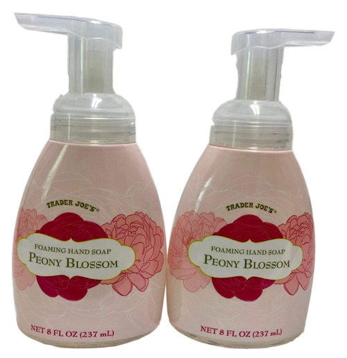 Trader Joes Foaming Hand Soap, Qty. 2 - Apple Cider or Peony Blossom (Peony Blossom)