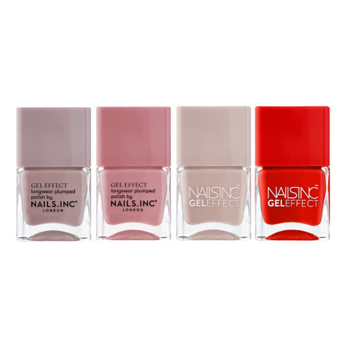 Nails.INC Gel Effect 4-Piece Nail Polish Set (Worth Value $60)