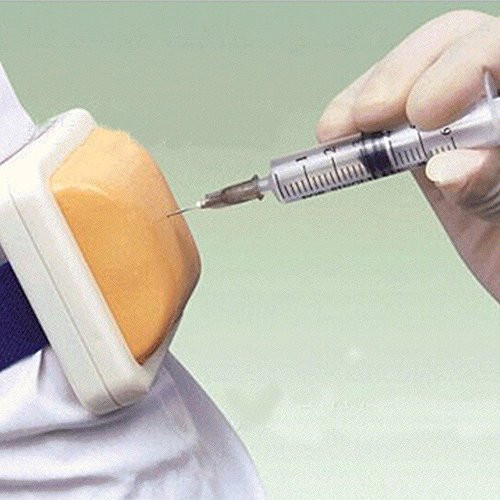 Finlon Plastic Intramuscular Injection Training Pad Model For Nurse Medical Students Training Practice Tool