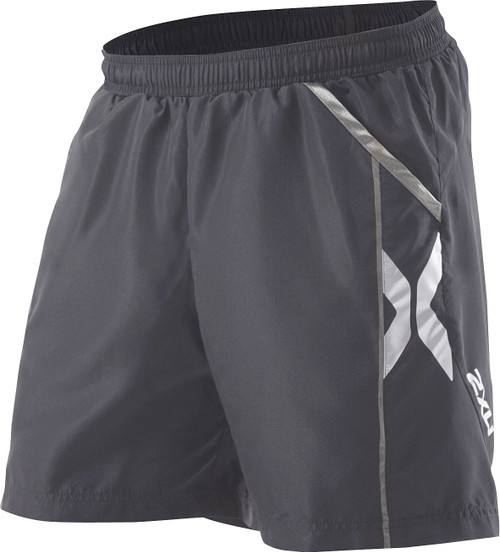 2XU Men's Sport Short-Long Leg, Charcoal, X-Large