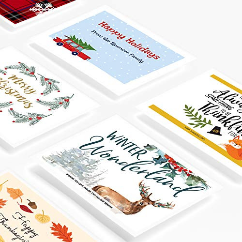 Avery Printable Holiday Invitation Cards for Inkjet Printers, 4.25" x 5.5", 200 Postcards (8387)