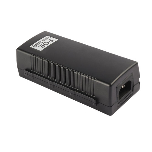 Aexit 48V POE Network Adapters Injector Power 2 Ports Over Ethernet Switch Splitter Adapter Network Powerline Network Adapters Supply Black