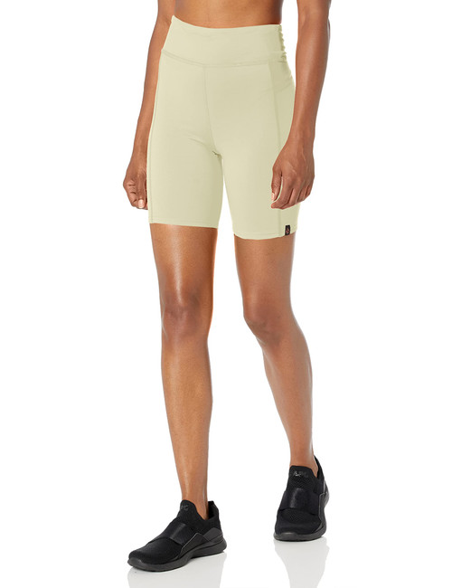 Volcom Women's Lived in Lounge Bike Shorts, Sage, Large