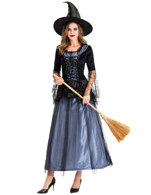 KatchOn, Halloween Witch Costume for Women - Witch Costume with Black Hat | Wicked Witches Costumes for Women | Witch Halloween Costumes for Women | Adult Witch Costume Women, Halloween Cosplay