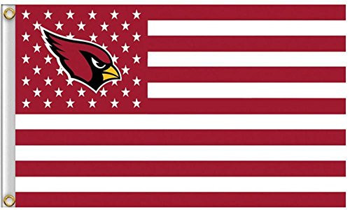 Five Star Flags New Arizona Cardinals Flag, Cardinals Flag, Flag for Indoor or Outdoor Use, 100% Polyester, 3 x 5 Feet.