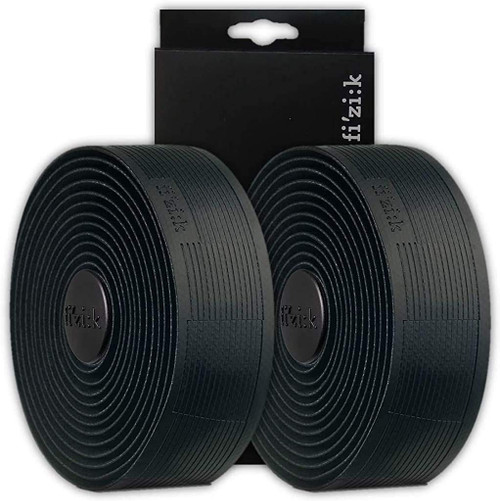 Fizik Vento Tacky Black Bar Tape | Microtex, Solocush | 2 Rolls of Tape (Vento - 2.7mm - Solocush - Tacky)