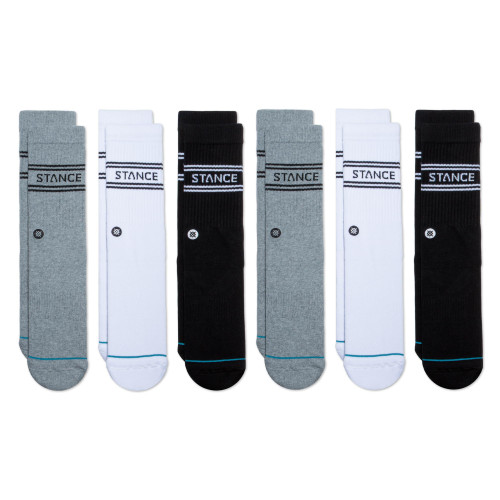 Stance Basic Crew Socks [6 Pack] (Medium, Multi)