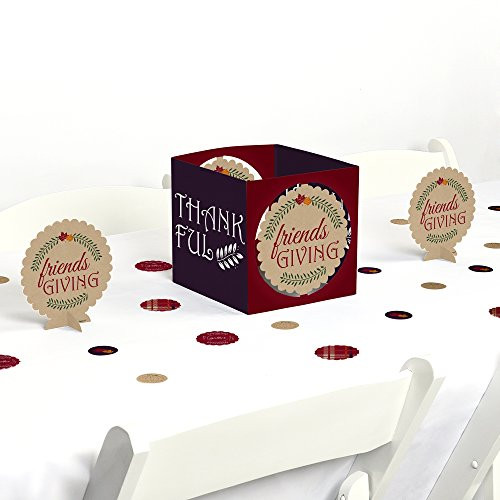 Big Dot of Happiness Friends Thanksgiving Feast - Friendsgiving Party Centerpiece & Table Decoration Kit Big Dot of Happiness Friends Thanksgiving Feast - Friendsgiving Party Centerpiece & Table Decoration Kit