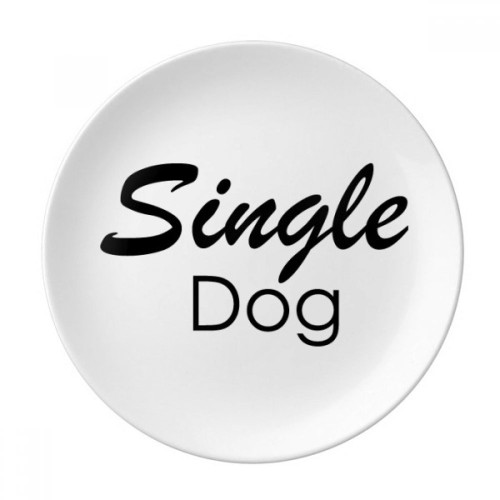Quote Single Dog Plate Decorative Porcelain Salver Tableware Dinner Dish