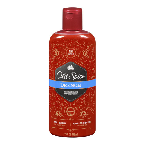 Old Spice Drench Moisturizing Shampoo 12 Fl Oz, 12.000-Fluid Ounce