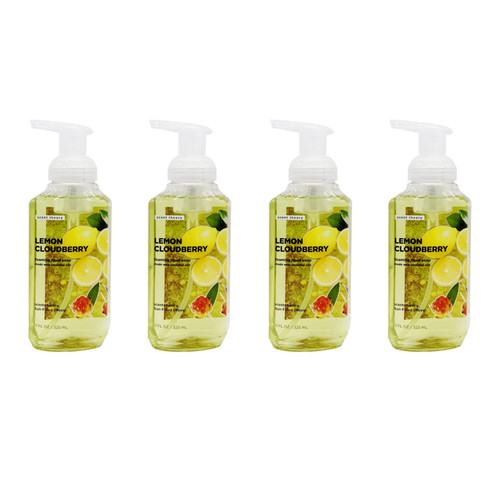 Scent Theory Foaming Hand Soap - Lemon Cloudberry - Made with Essential Oils - 11 Fl Oz - 4-Pack