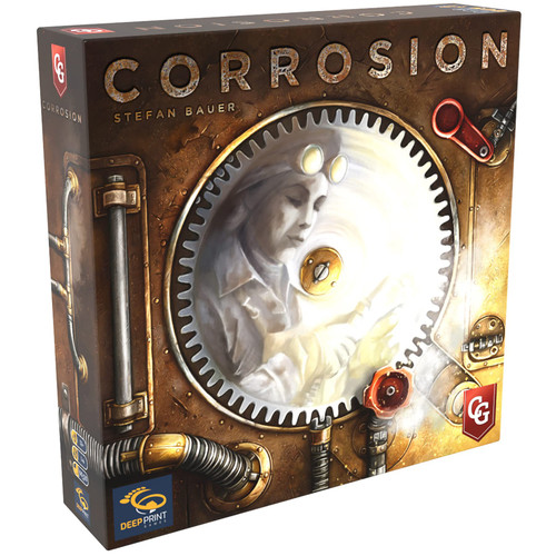Capstone Games: Corrosion, Strategy Board Game, Medium-Heavy Euro with Ample Player Interaction, 1 to 4 Players, 60 to 120 Minute Play Time, Ages 12 and Up Capstone Games: Corrosion, Strategy Board Game, Medium-Heavy Euro with Ample Player Interaction, 1 to 4 Players, 60 to 120 Minute Play Time, Ages 12 and Up