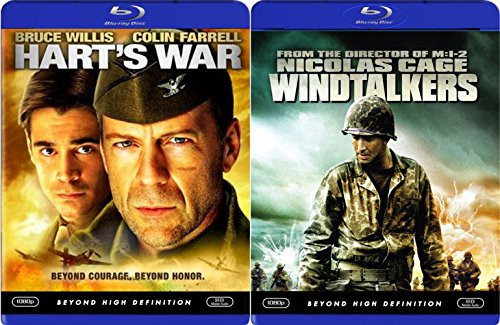 Windtalkers + Hart's War Blu Ray 2 Pack War Movie Action Set