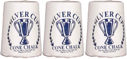 Silver Cup Billiard/Pool Cone Chalk (?hree P?ck)